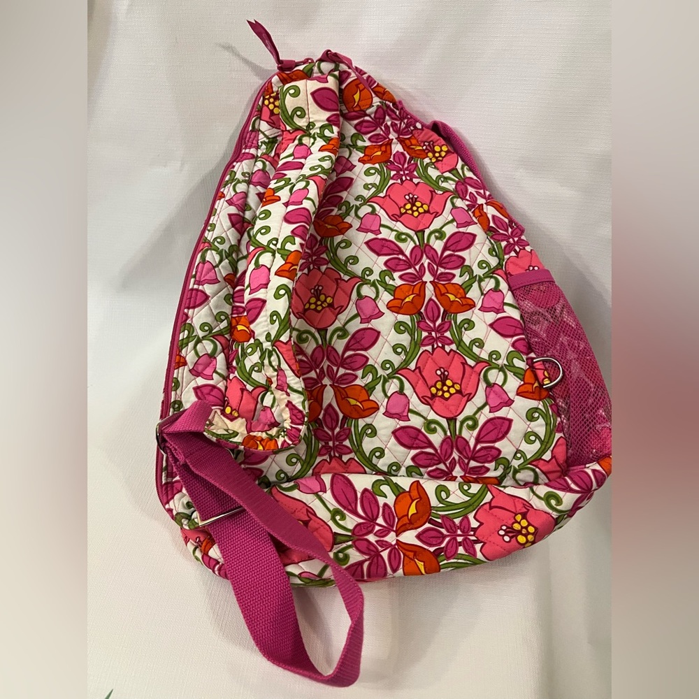 Vera Bradley Pink and Orange Floral Bag - Picture 2 of 5